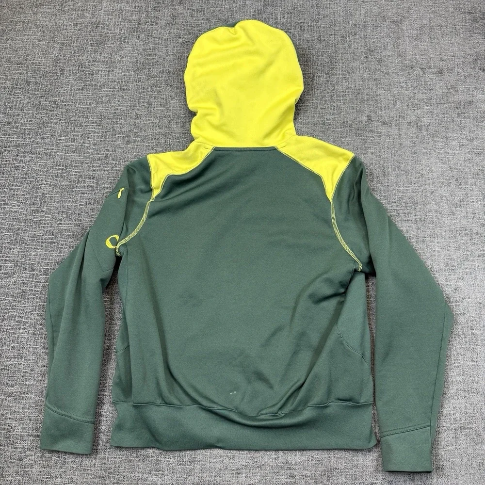 Nike Oregon Ducks Hoodie Sweatshirt Youth Boys Medium‎ Green Y2K Pullover